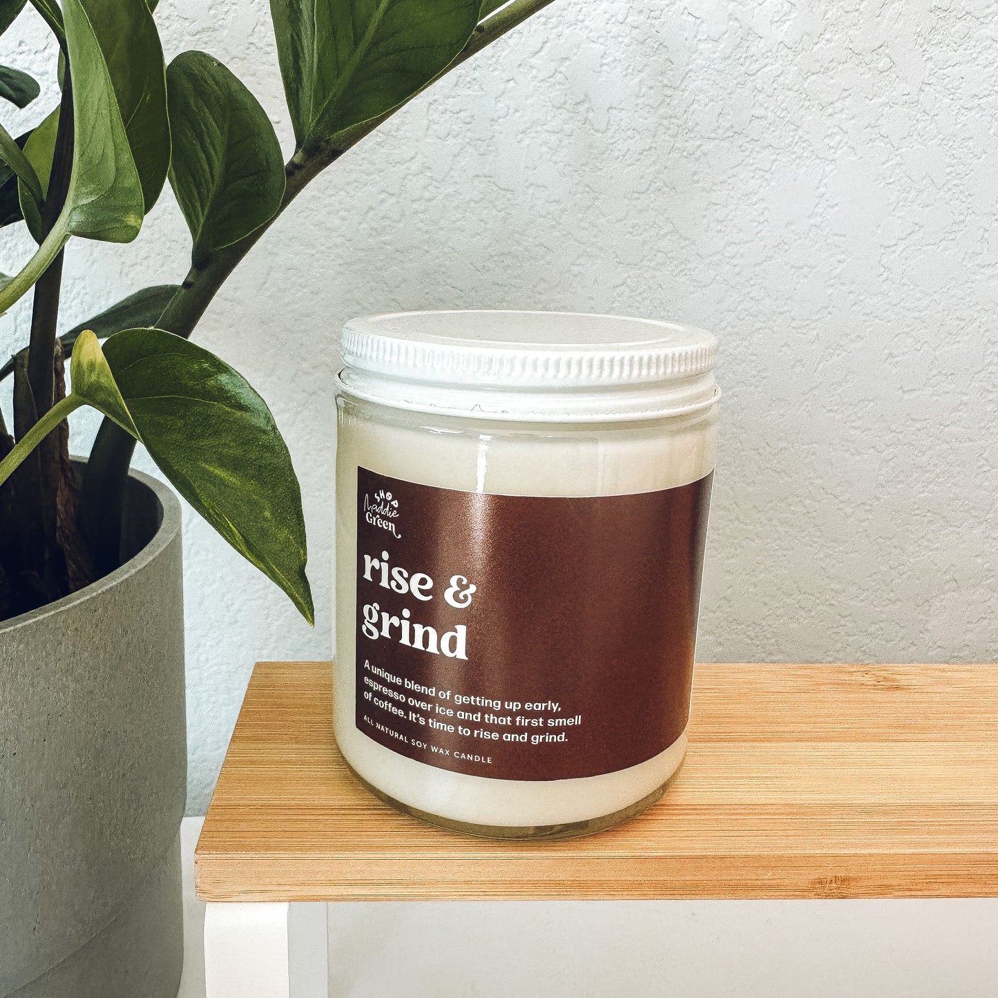 Rise and Grind Coffee Soy Candle