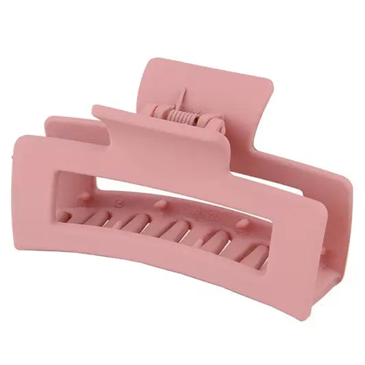 Small Pink Square Claw Clip
