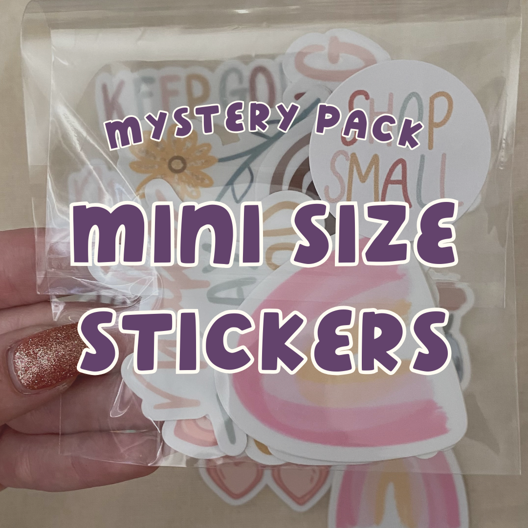 Mystery MINI Waterproof Vinyl Sticker Pack – Maddie Green Boutique