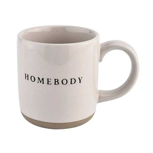 Homebody Cream Stoneware Mug
