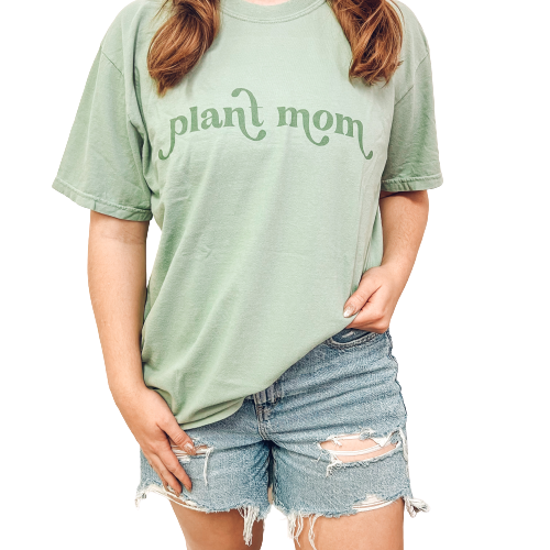 Plant Mom Sage Tshirt