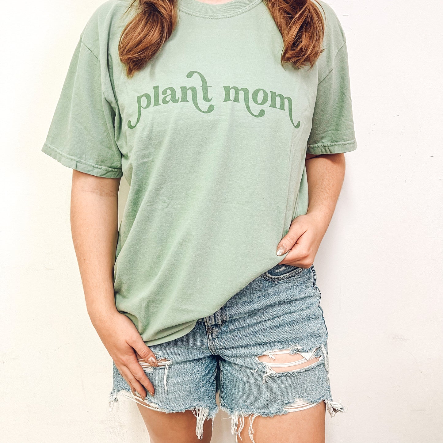 Plant Mom Sage Tshirt