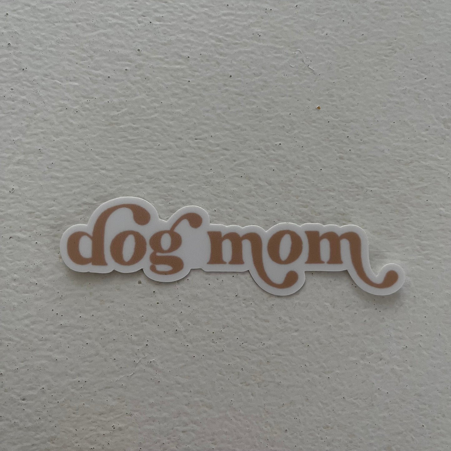 Dog Mom Waterproof Vinyl Sticker