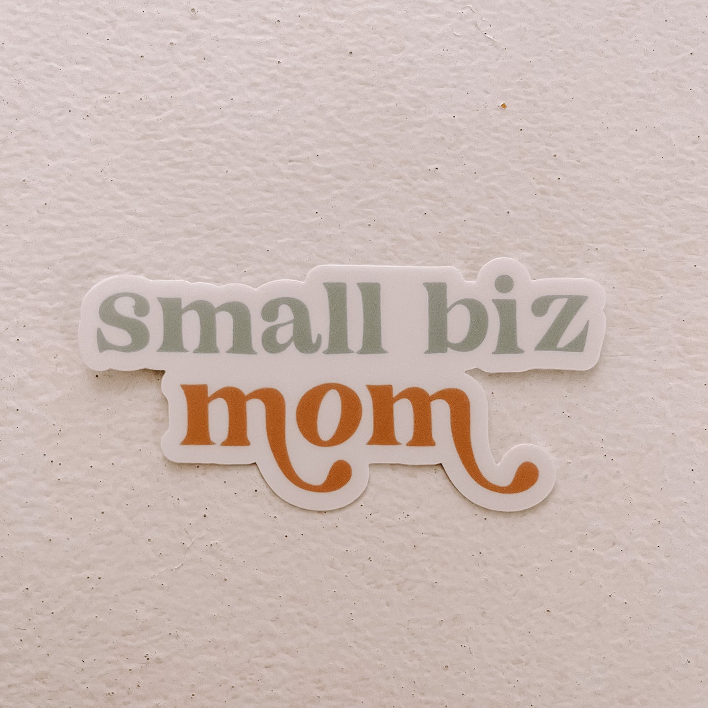Small Biz Mom Waterproof Vinyl Sticker