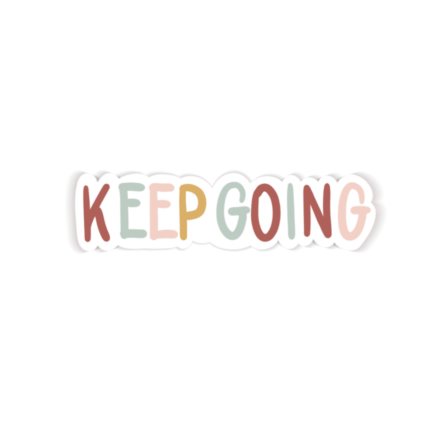 Keep Going Quote Sticker