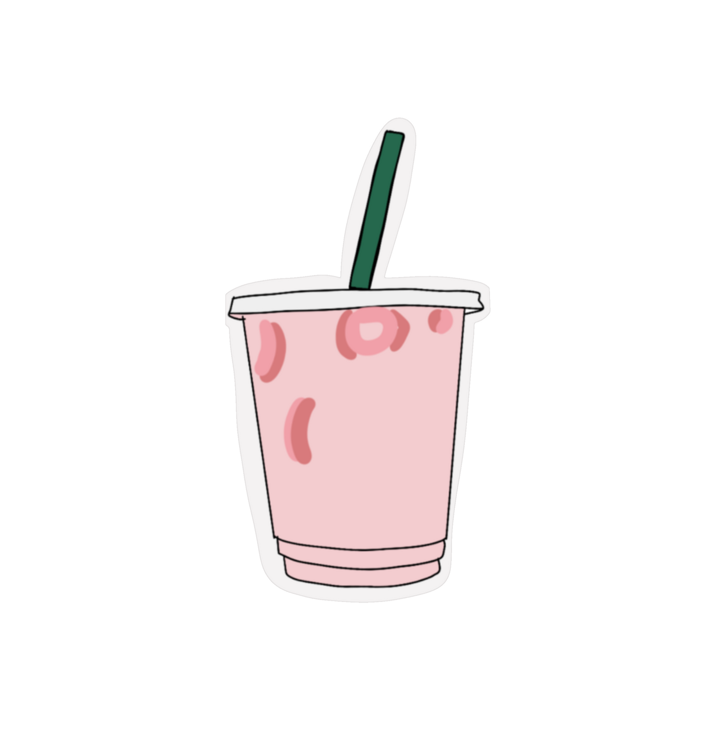 Pink Drink Waterproof Vinyl Sticker – Maddie Green Boutique