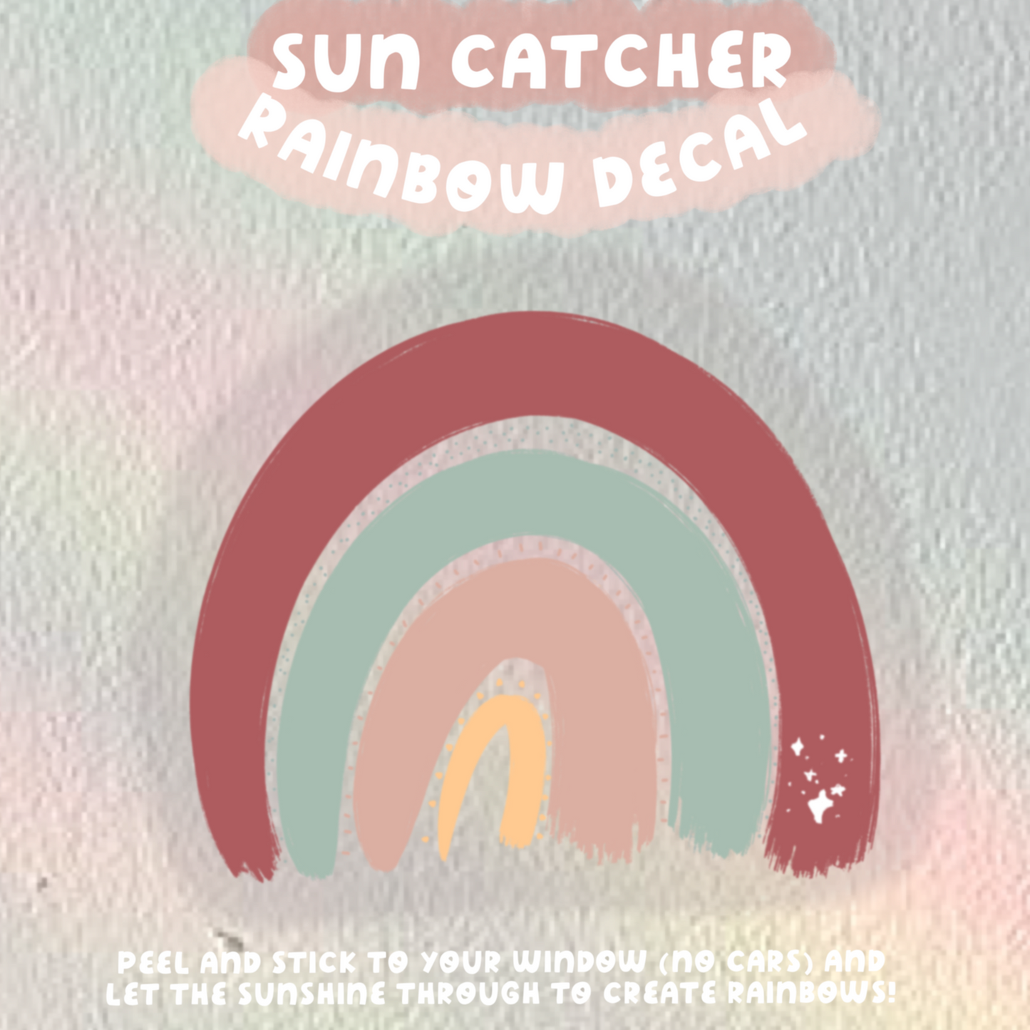 Signature Rainbow Sun Catcher Rainbow Window Decals