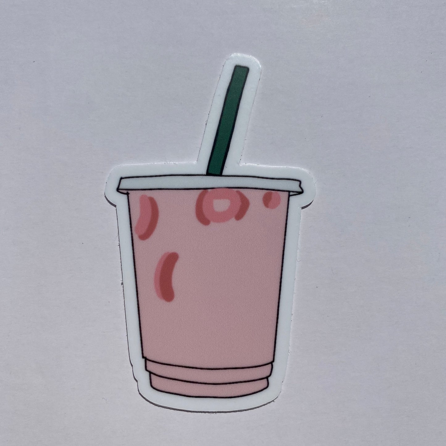 Pink Drink Waterproof Vinyl Sticker