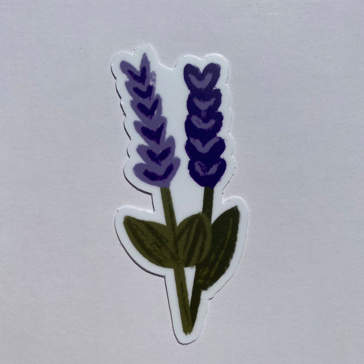 Lavender Floral Waterprof Vinyl Sticker