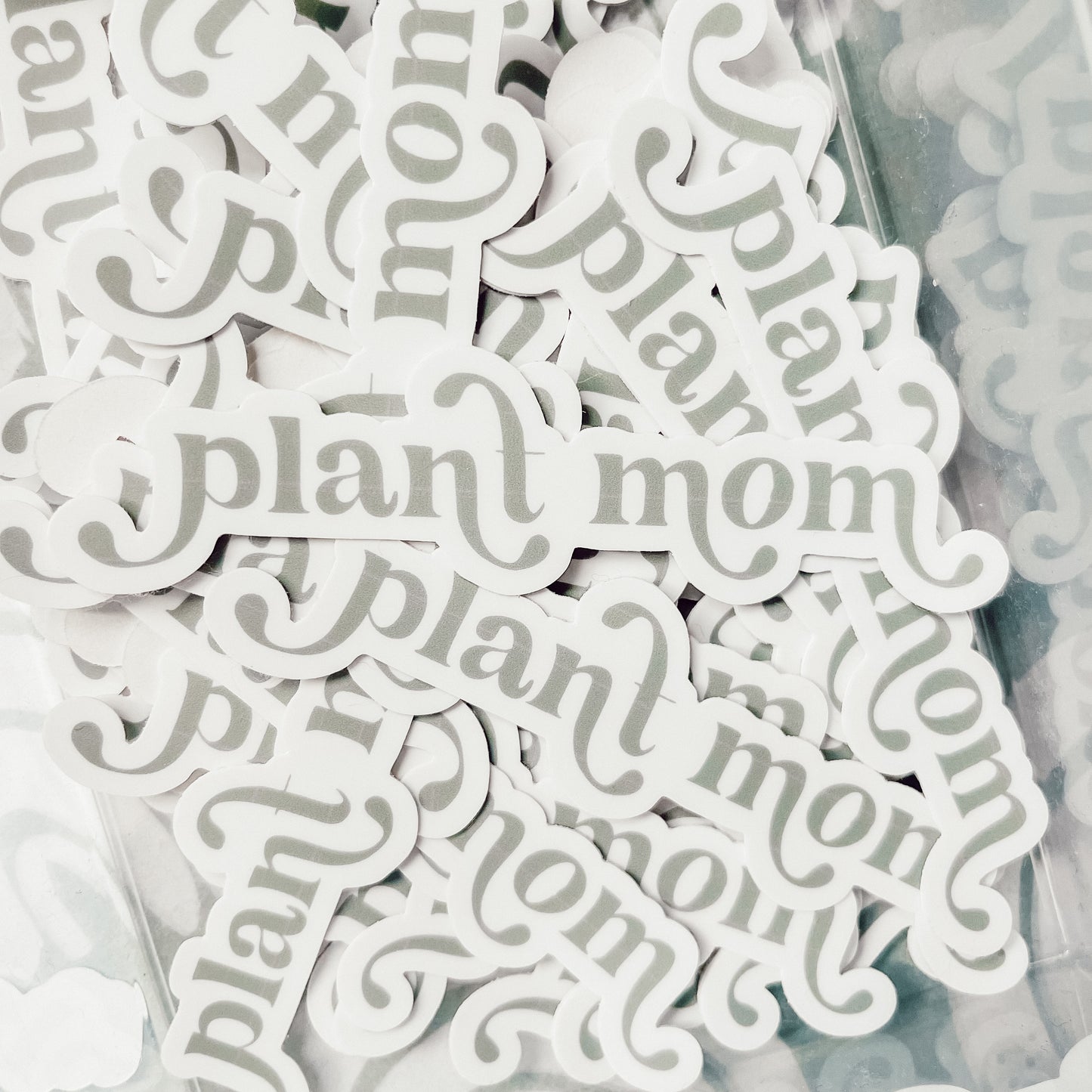 Plant Mom Waterproof Vinyl Sticker