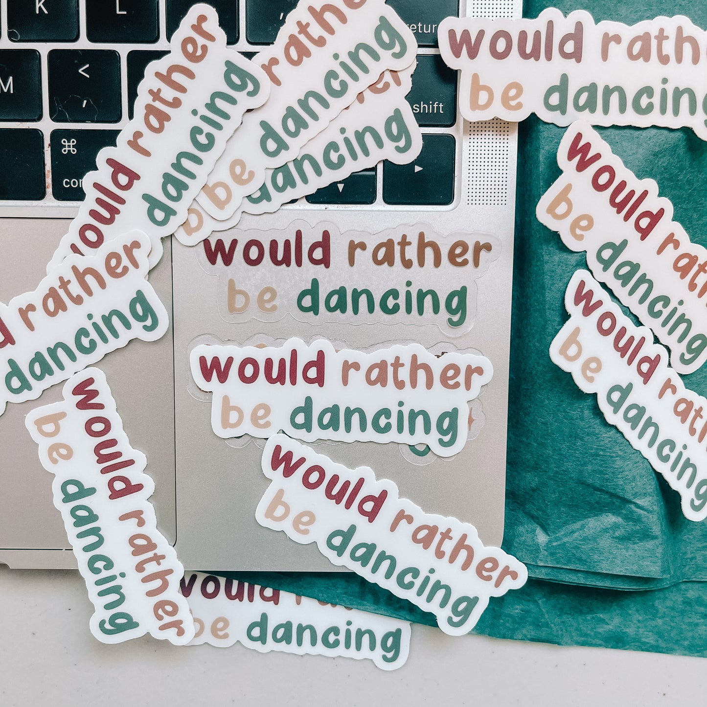 CLEAR Would Rather Be Dancing Sticker