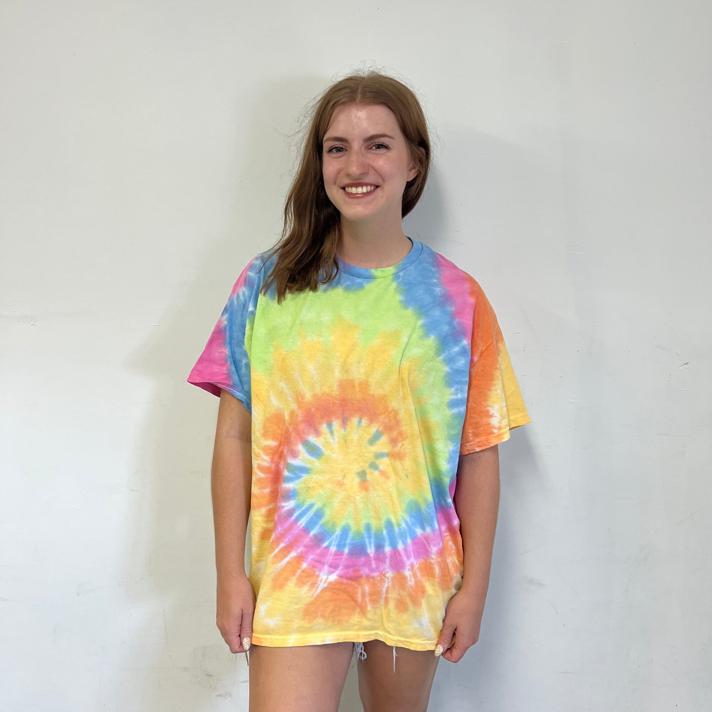 Tie Dye Back Make Today a Good Day Tee