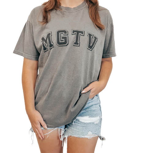 Grey MGTV Varsity Tee