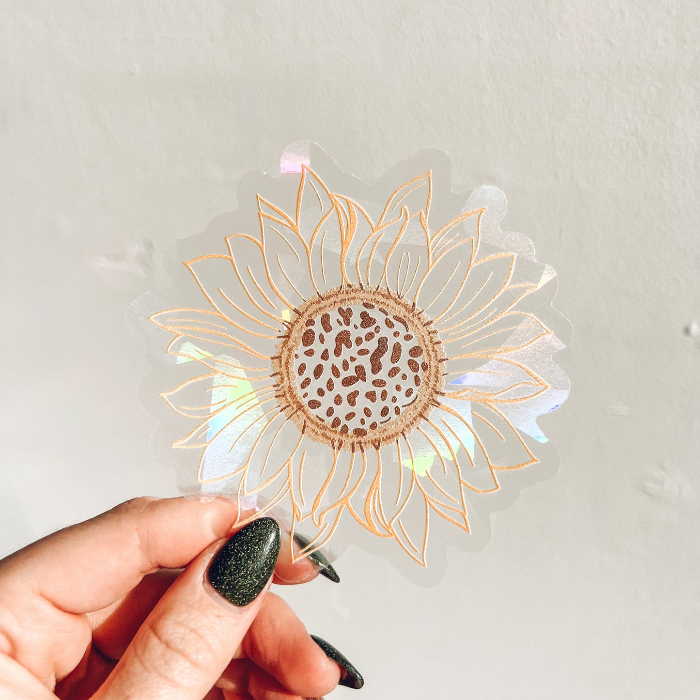 Sunflower Suncatcher Rainbow Window Decal – Maddie Green Boutique