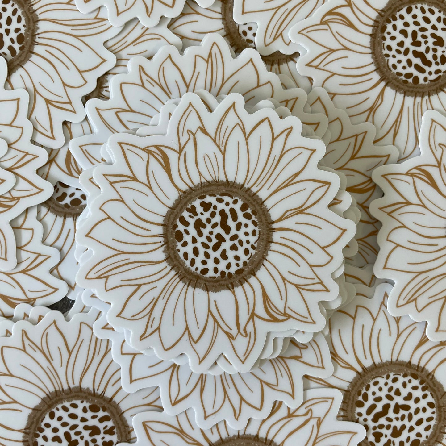 Sunflower Waterproof Vinyl Sticker